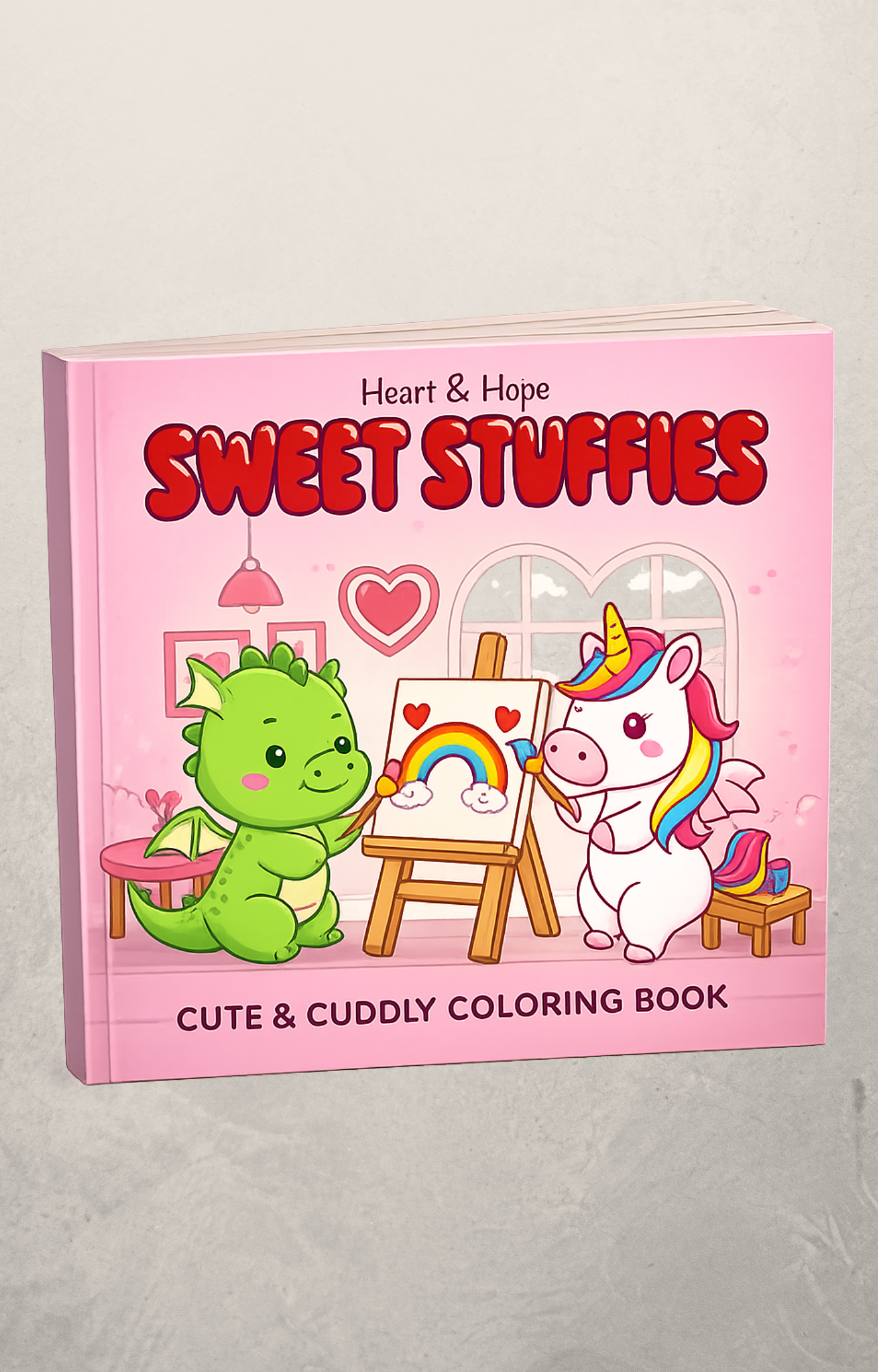 Heart and Hope Sweet Stuffies, A Cute & Cuddly Coloring Book