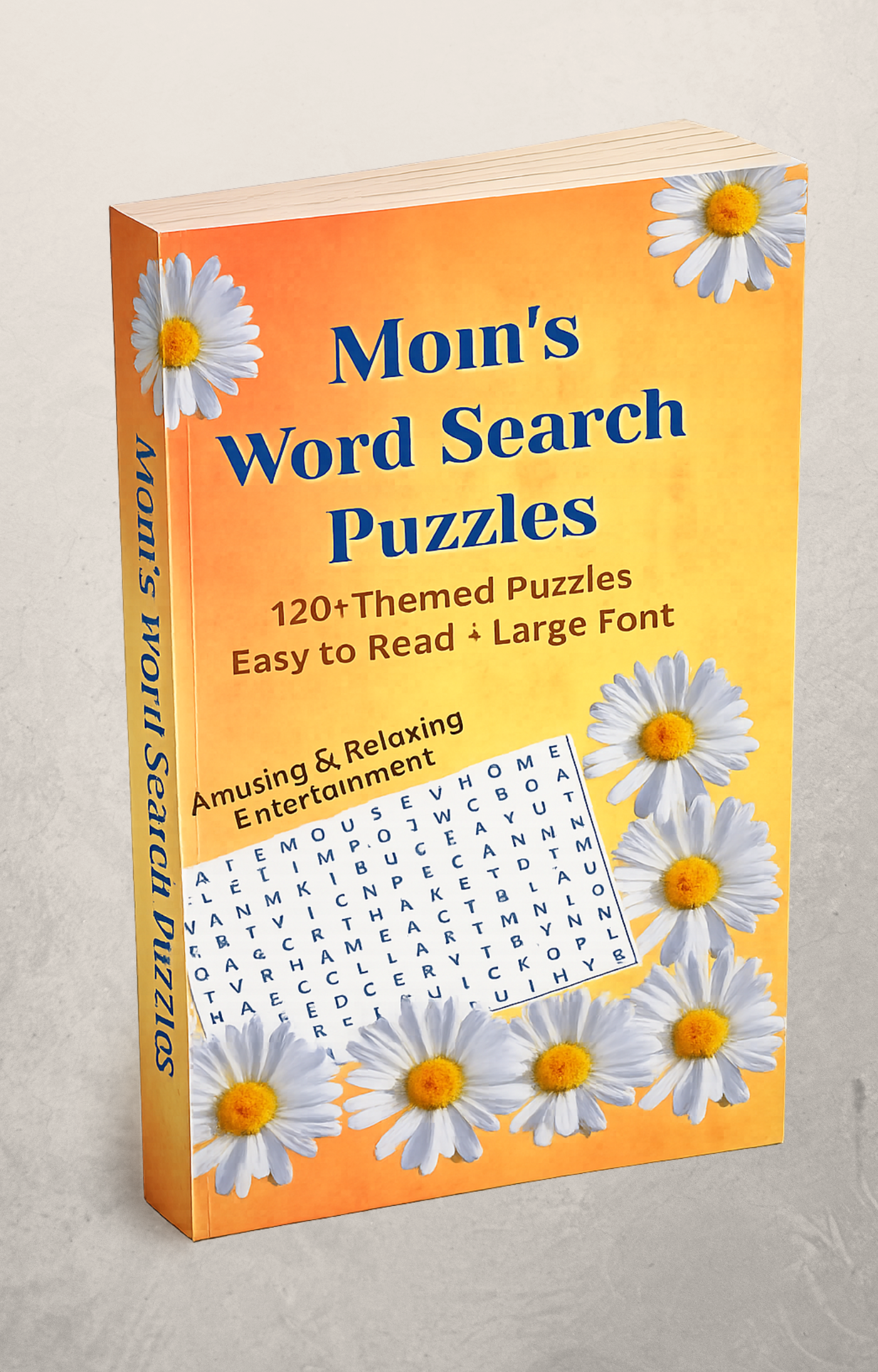 Mom's Word Search Puzzles: 120+ Themed Puzzles-Large Font-Great gift for Moms